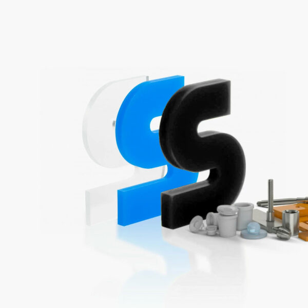 3D Logo aus Arcylbuchstaben, model S
